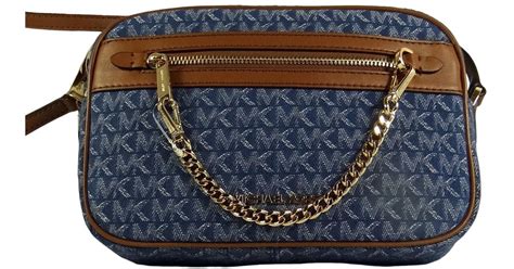 michael kors denim crossbody bag|michael kors saddle crossbody bag.